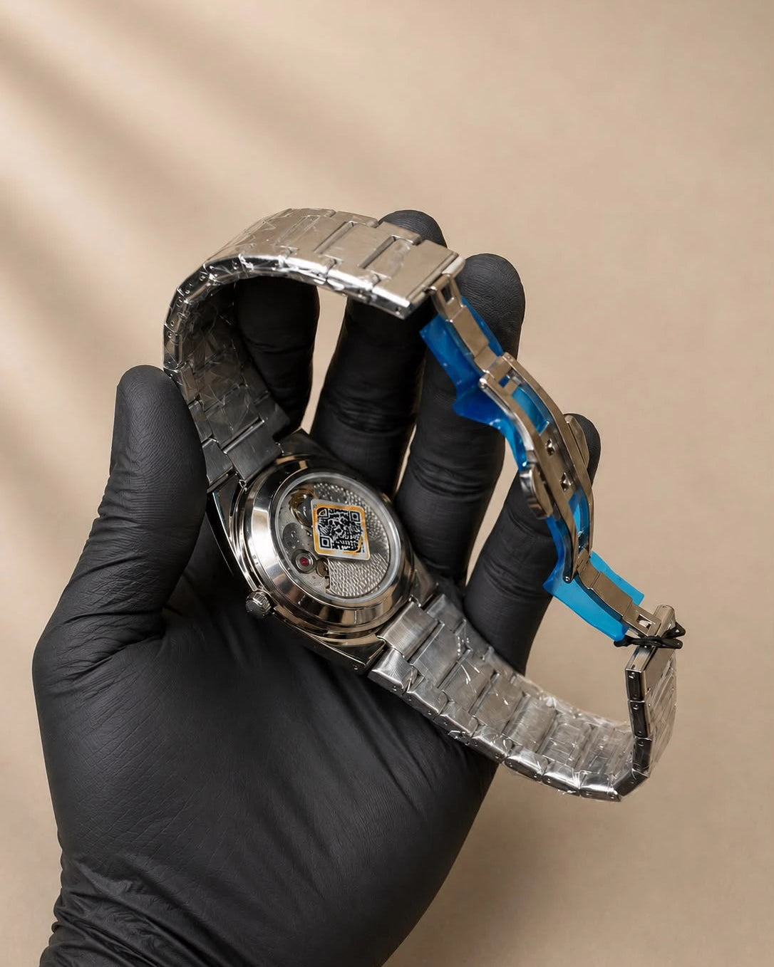 Semi-Automatic Men's Watch – Elegant Stainless Steel Design