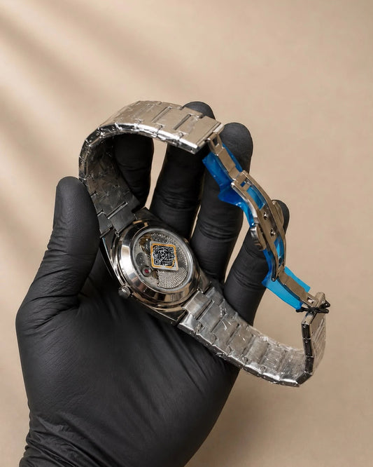 Semi-Automatic Men's Watch – Elegant Stainless Steel Design