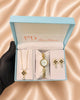 Elegant Ladies Jewelry Gift Set with Watch, Necklace & Earrings