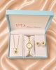 Elegant Ladies Jewelry Gift Set with Watch, Necklace & Earrings