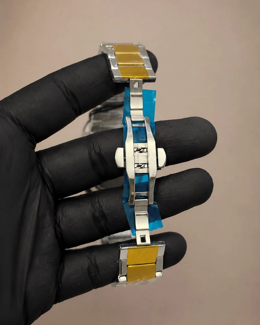 Semi-Automatic Men's Watch – Elegant Stainless Steel Design